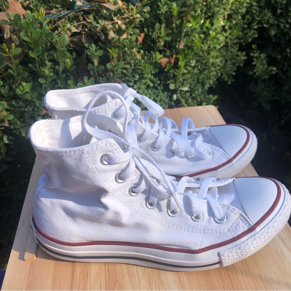 White High Top Converse